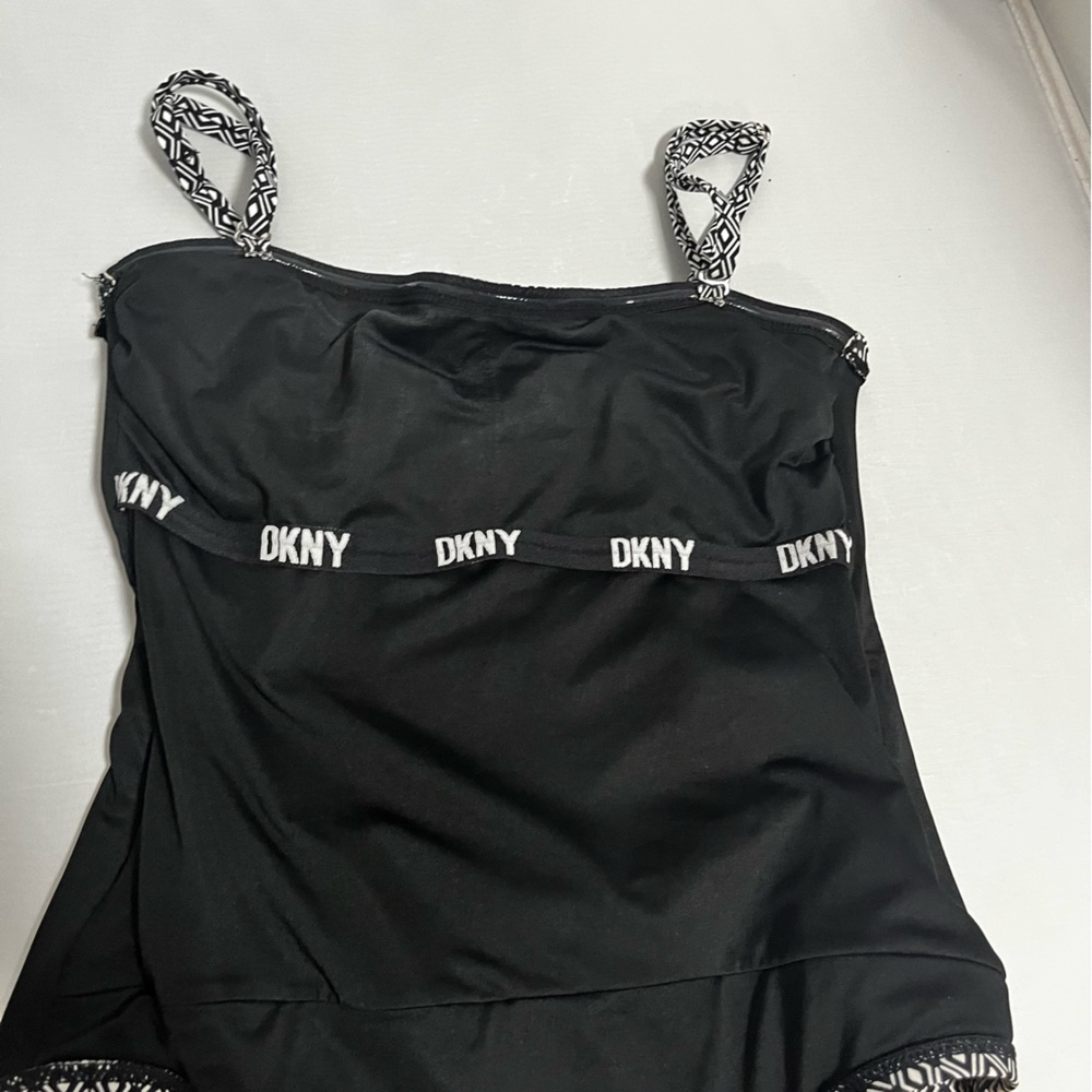 DKNY Monochrome Patterned Swimwear - Picture 7 of 9